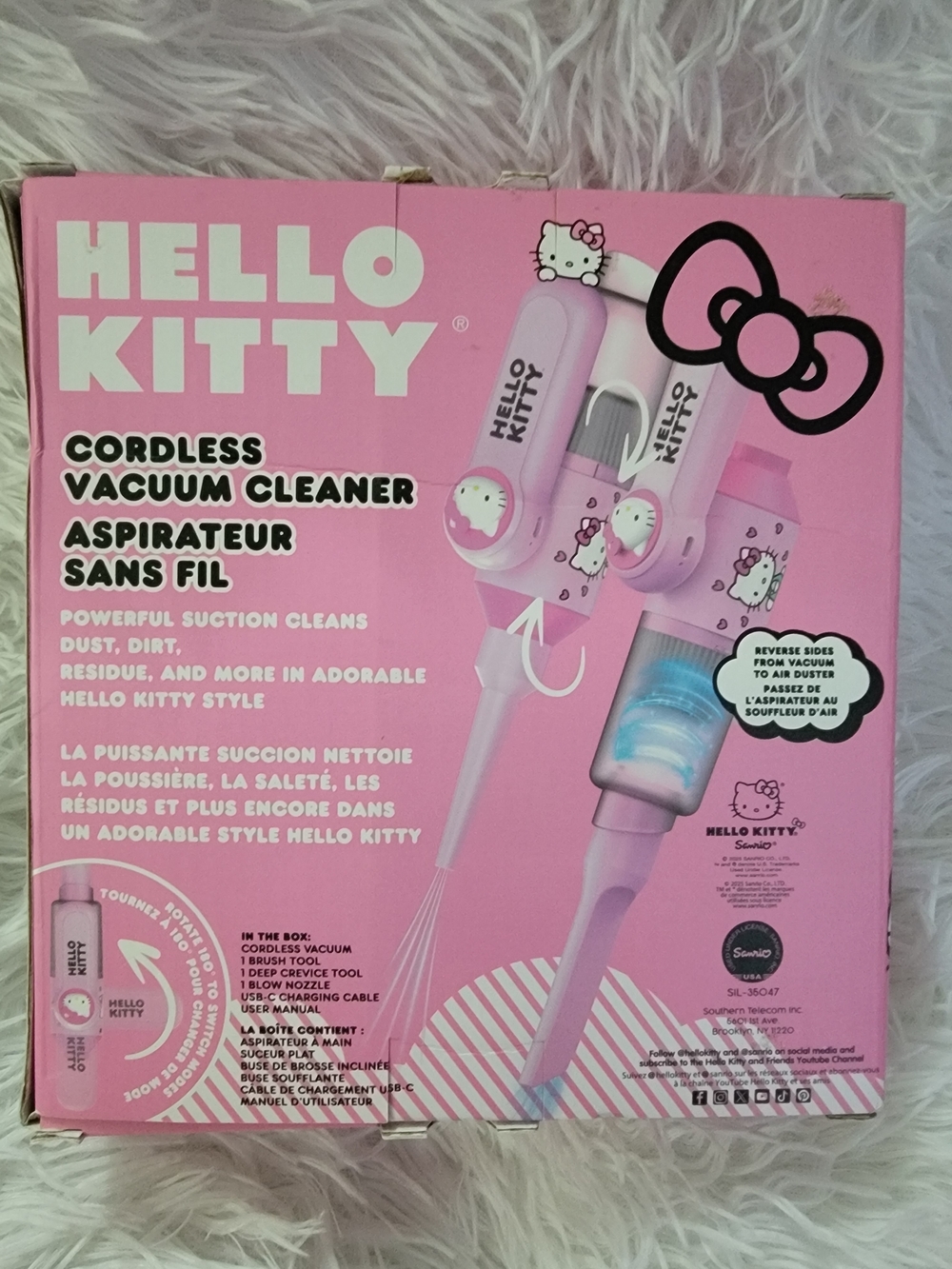 🆕️🎀 Hello Kitty Pink Cordless Vacuum Cleaner 💖 Cute For Vanity Or Office Desk - Picture 6 of 16